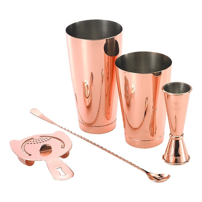 Barfly M37101CP Basics Cocktail Set, 5-Piece, Copper - Image 1